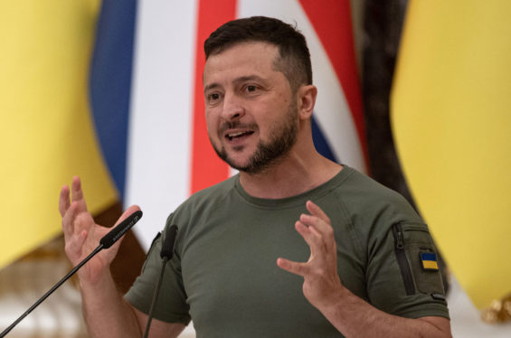 Ukraine’s President Volodymyr Zelenskyy Reaches Billboard Charts With Brad Paisley Charity Single