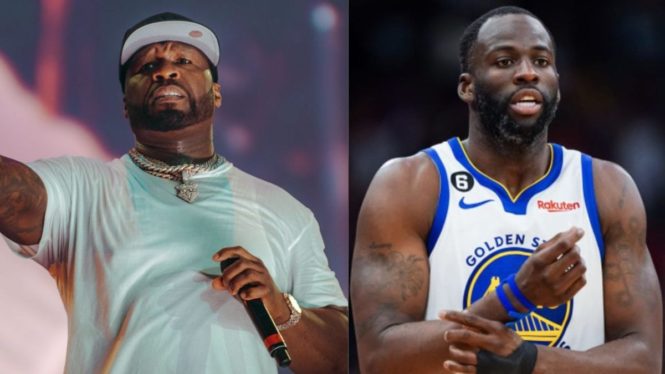 50 Cent Shares His Reaction to Draymond Green Stomping on Domantas Sabonis’ Chest
