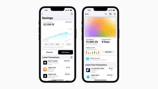 Apple launches Apple Card’s savings accounts with 4.15% interest rate