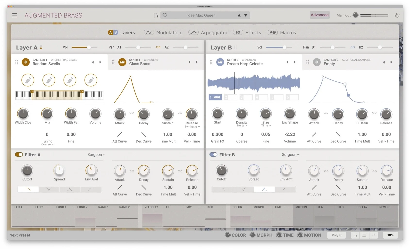 Arturia’s Augmented Brass plugin is built for synthwave and sci-fi scores