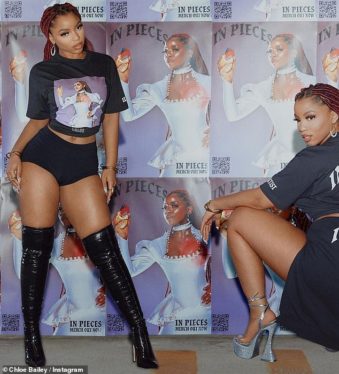 Chlöe Bailey Debuts ‘In Pieces’ Merch While Wearing Jennifer Lopez’s New Shoe Collection