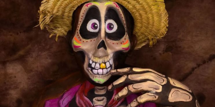 Coco Body Paint Cosplay Remembers Hector In An Jaw-Dropping Way