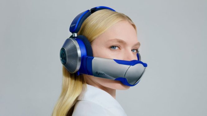 Dyson’s bonkers air-purifying headphones hit the U.S. for $949