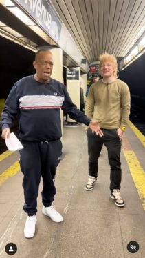 Ed Sheeran Joins Mike Yung for ‘Eyes Closed’ NYC Subway Performance