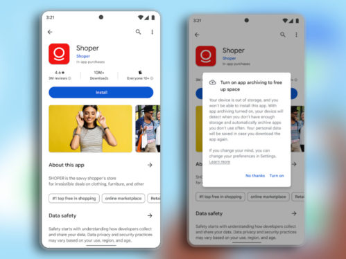 Google launches an auto-archiving feature for Android apps to save space