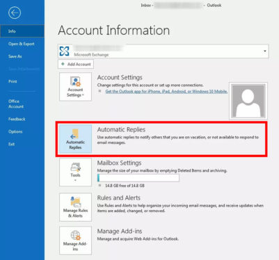 How to set up an out-of-office reply in Outlook on any device