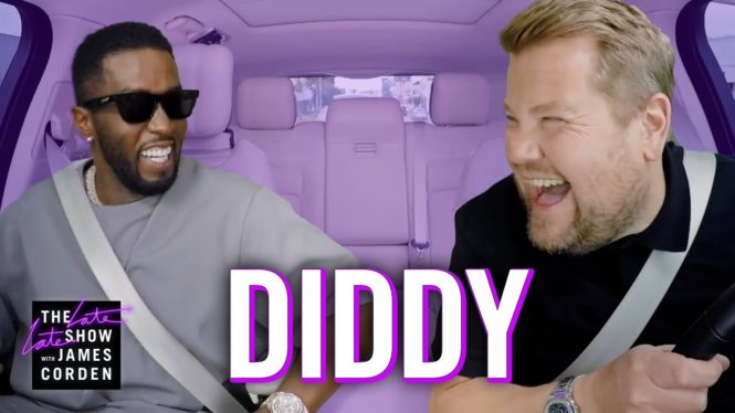 James Corden Gets Lovemaking Advice, Corrects ‘Diddy’ Lyrics During ‘Carpool Karaoke’ Ride With P. Diddy