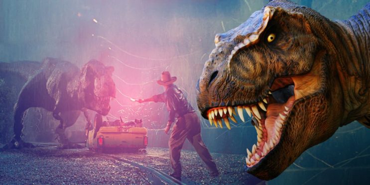 Jurassic Park’s Original T Rex Scene Is A Major Movie Plot Hole