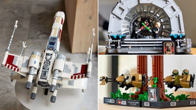 Lego’s New 1,949-Piece Star Wars Ultimate X-Wing Is Joined by 2 Return of the Jedi Dioramas