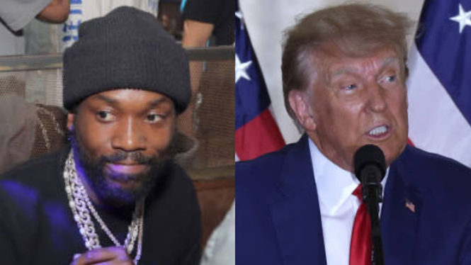 Meek Mill Points Out That He and Indicted Donald Trump Share a Lawyer: ‘Trump Graduated From the Streets’