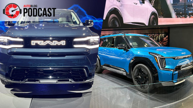 New York Auto Show Special with the Ram REV, Kia EV9 and more | Autoblog Podcast #775