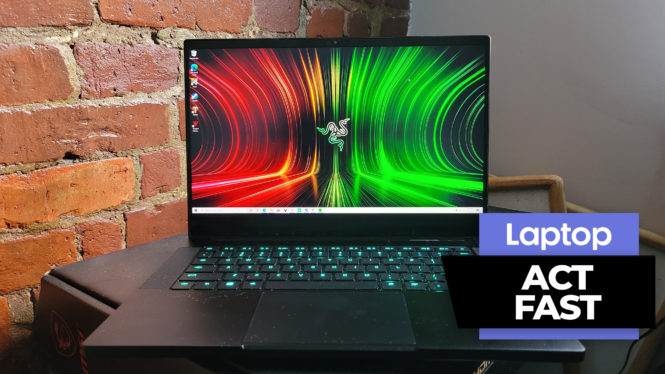 Razer Blade 14 gaming laptop with an RTX 3070 Ti is $600 off