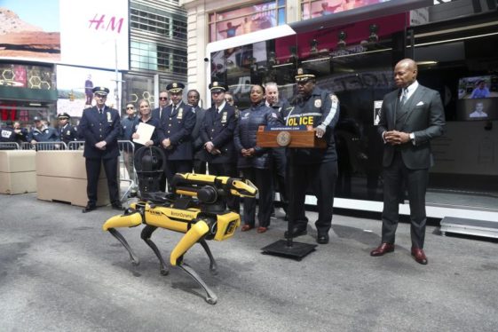 Robots deployed to assist New York City police … again