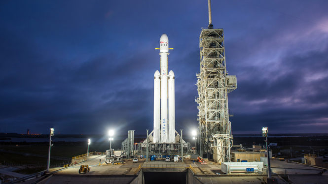 SpaceX aims to launch world’s most powerful rocket on Monday
