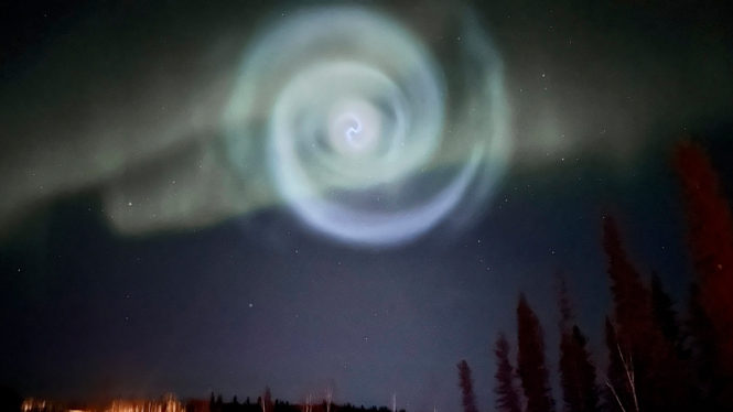 SpaceX Was Probably Behind the Mysterious Spiral in the Alaska Sky