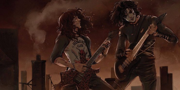 Stranger Things’ Eddie Rocks Out With The Crow’s Eric In Crossover Art