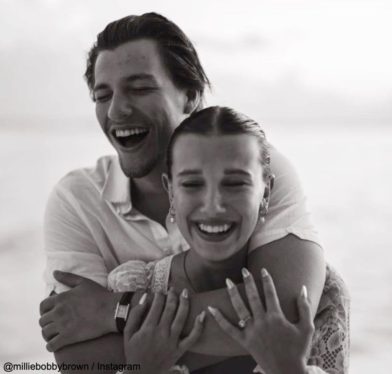 Taylor Swift Shows Support for Millie Bobby Brown’s ‘Lover’ Themed Engagement Post