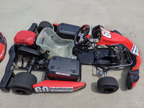 This go-kart demos an electric alternative to gas ATVs and generators