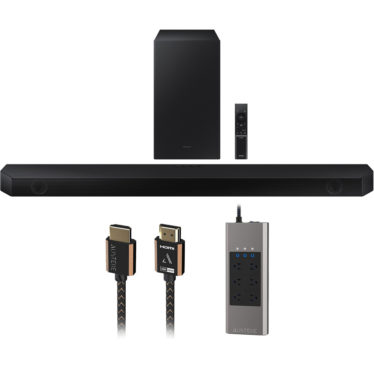 This Samsung soundbar bundle with Dolby Atmos and DTS:X is 60% off