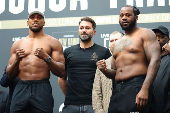 Watch the Anthony Joshua vs Jermaine Franklin live stream