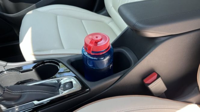 2024 Buick Encore GX Cupholder Mega Test: Will the Nalgene bottle fit?