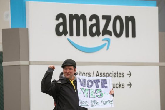 Amazon again accused of breaking labor laws at unionized warehouse