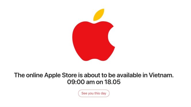 Apple launches its online store in Vietnam