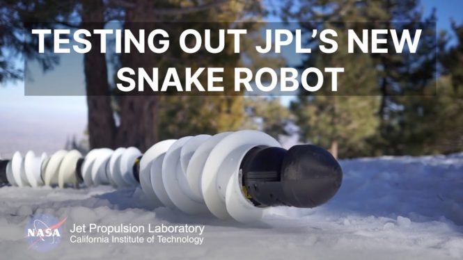 Check out the latest version of NASA’s slithering snake robot