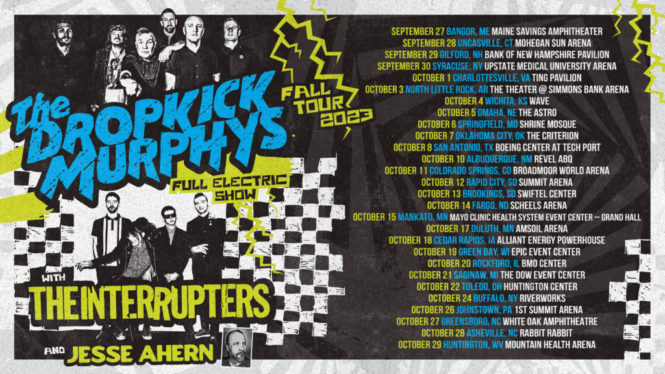 Dropkick Murphys Announce 2023 Tour With The Interrupters