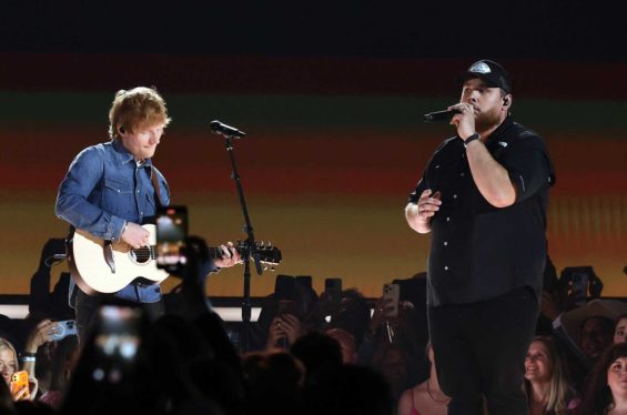 Ed Sheeran & Luke Combs Team Up for Heartfelt ‘Life Goes On’ Duet at 2023 ACM Awards