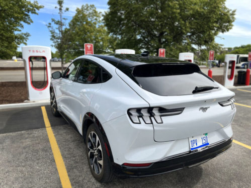 Ford EVs will get access to Tesla’s Supercharger network in 2024