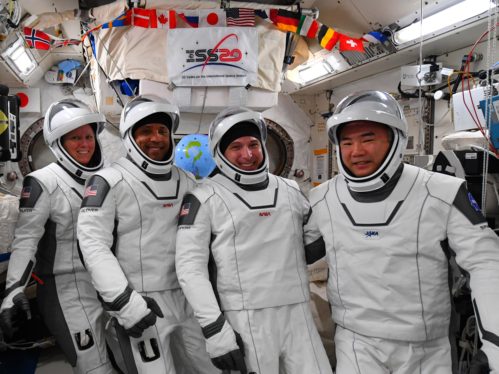 Four space station astronauts just took Crew Dragon ‘for a spin’