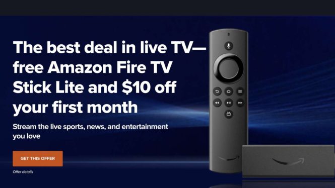 Get a free Fire TV Stick and $10 off your first month of Sling TV