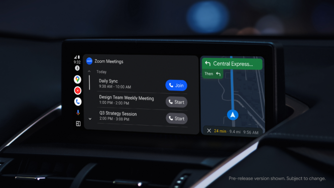 Google adding Cisco, Microsoft and Zoom (audio) conferencing to Android Auto