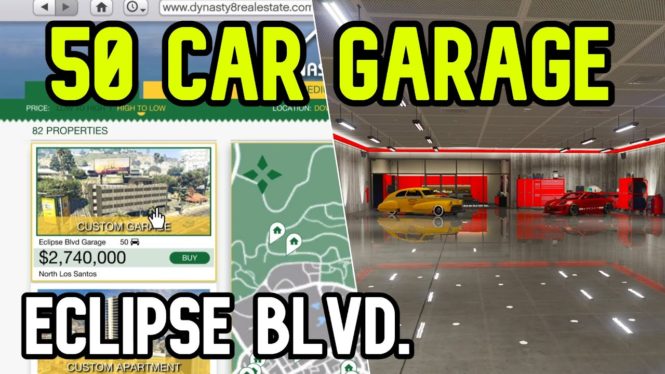 How to get the Eclipse 50-car garage in GTA Online