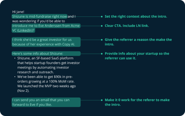 How to get warm introductions to investors