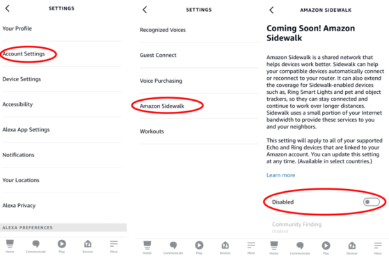 How to turn off Amazon Sidewalk on Ring devices