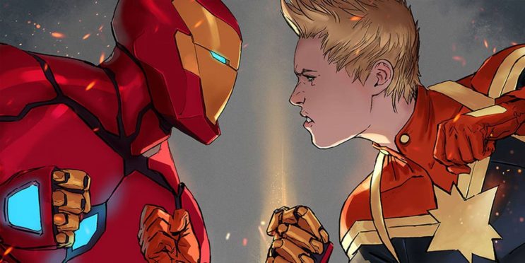 Marvel Brings Back the Iron Man/Captain Marvel Bond the MCU Couldn’t Show