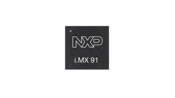 NXP unveils its latest processor, the i.MX 91, during Computex