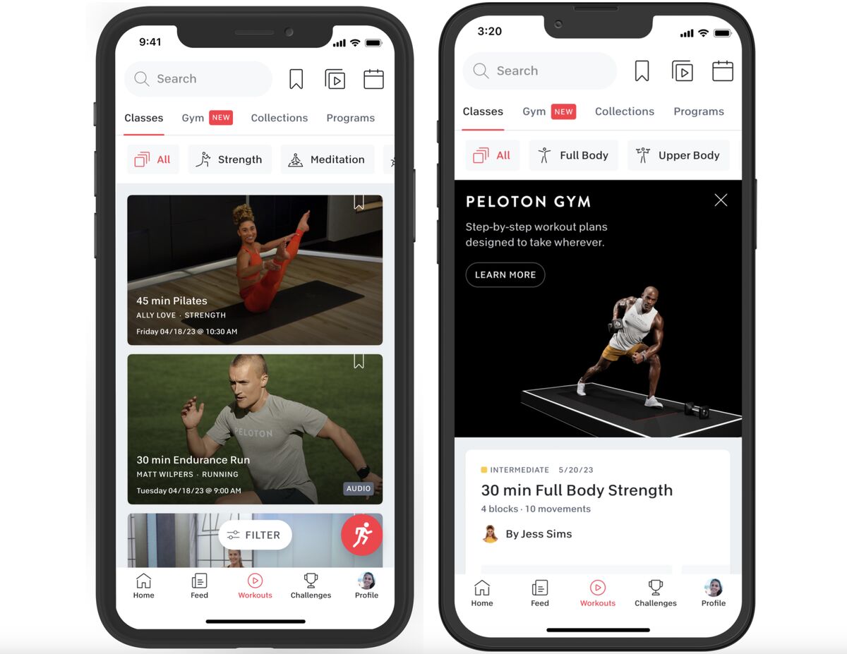 Peloton relaunches its workout app with new free and pricer subscription tiers