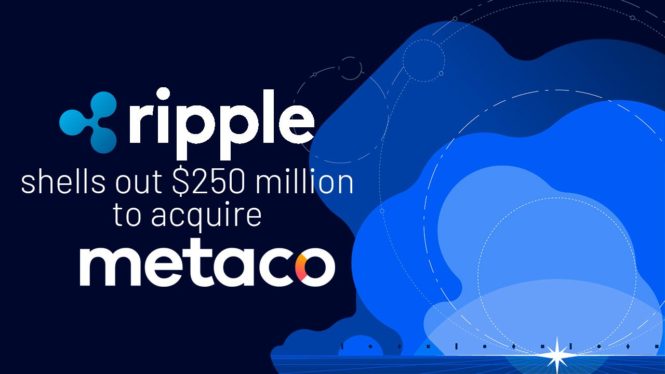 Ripple acquires crypto custody startup Metaco for $250 million