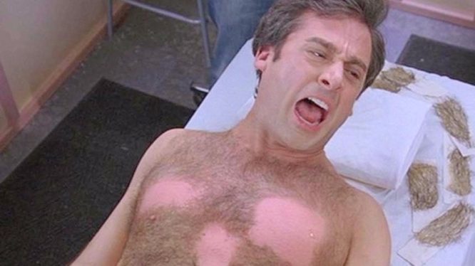 Steve Carell’s 40-Year-Old Virgin Waxing Scene Was Painfully Real