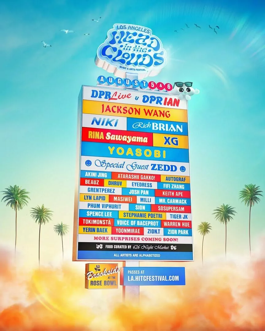 XG, Jackson Wang, Rina Sawayama & More Announced for Head in the Clouds LA  