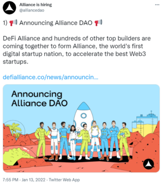 Your first look at Alliance DAO’s latest cohort of web3 startups