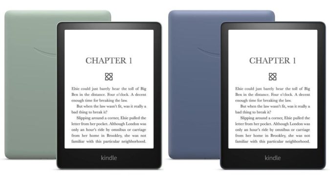 Amazon’s Kindle Paperwhite now comes in two new colors