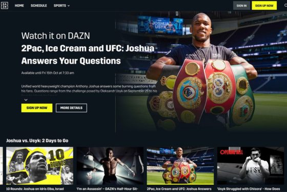 DAZN: What it is, how to get it, and everything else you need to know