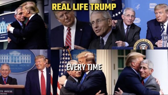 DeSantis ad uses fake AI images of Trump hugging and kissing Fauci, experts say