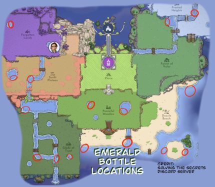 Disney Dreamlight Valley: All Emerald Bottle Locations