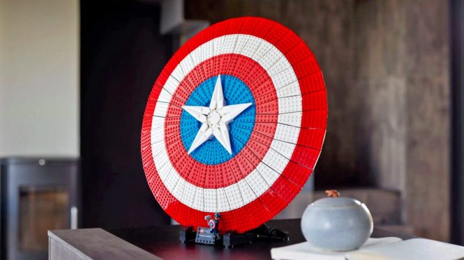 Do Not Throw Lego’s $200 Captain America Shield at Bad Guys, It Will Not Bounce