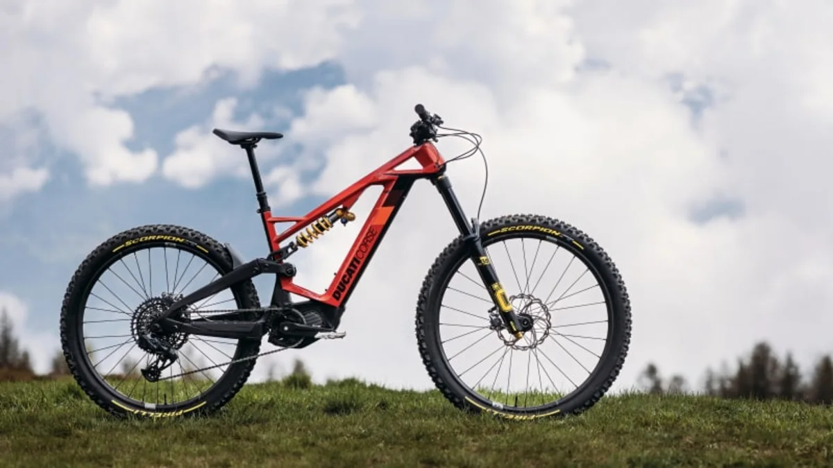 Ducati adds carbon fiber to a limited edition electric mountain bike